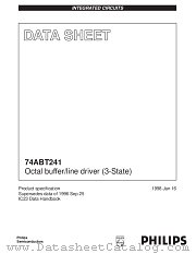 74ABT241PWDH datasheet pdf Philips