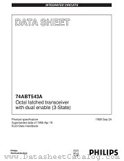 74ABT543APW datasheet pdf Philips