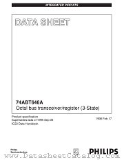 74ABT646AN datasheet pdf Philips
