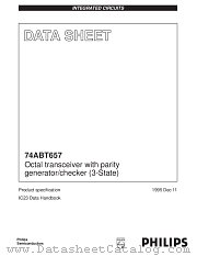 74ABT657PW datasheet pdf Philips