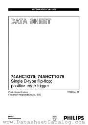 74AHC1G79GW datasheet pdf Philips