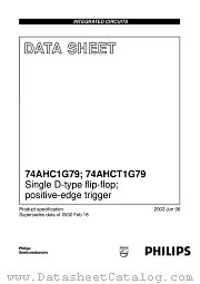 74AHC1G79 datasheet pdf Philips