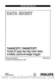 74AHC377 datasheet pdf Philips