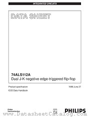 74ALS112AD datasheet pdf Philips