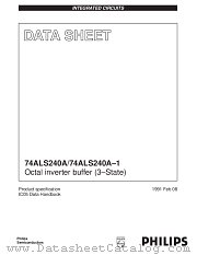 74ALS240A-1D datasheet pdf Philips