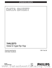 74ALS273D datasheet pdf Philips