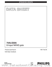 74ALS30AD datasheet pdf Philips