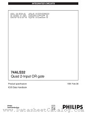 74ALS32D datasheet pdf Philips