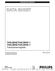 74ALS646D datasheet pdf Philips