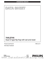 74ALS74AN datasheet pdf Philips