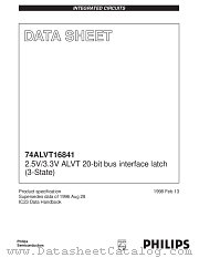 74ALVT16841DGG datasheet pdf Philips