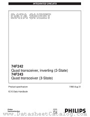 74F243 datasheet pdf Philips