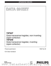 74F649 datasheet pdf Philips