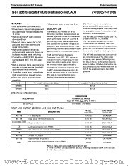 74F8965 datasheet pdf Philips