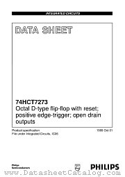 74HCT7273 datasheet pdf Philips