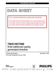 74HC280 datasheet pdf Philips