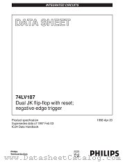 74LV107PWDH datasheet pdf Philips