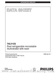 74LV123PWDH datasheet pdf Philips