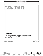 74LV4060N datasheet pdf Philips