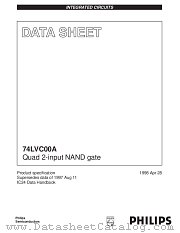 74LVC00AD datasheet pdf Philips