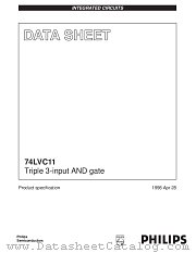 LVC11 datasheet pdf Philips