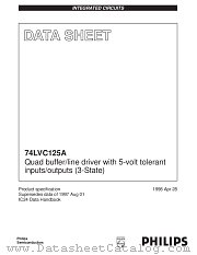 74LVC125ADB datasheet pdf Philips