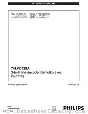 74LVC138AD datasheet pdf Philips