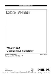 74LVC1G157 datasheet pdf Philips
