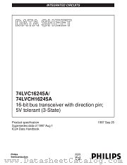 74LVC16245ADL datasheet pdf Philips