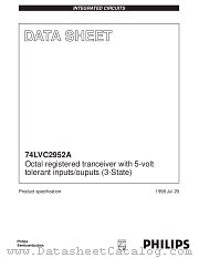74LVC2952AD datasheet pdf Philips