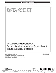 74LVC244A datasheet pdf Philips