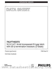 74LVT162373DGG datasheet pdf Philips