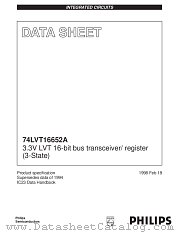 74LVT16652ADL datasheet pdf Philips