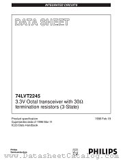 74LVT2245PW datasheet pdf Philips