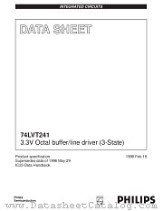 74LVT241PW datasheet pdf Philips