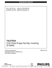 74LVT534PW datasheet pdf Philips