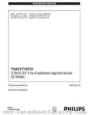 74ALVT16731 datasheet pdf Philips
