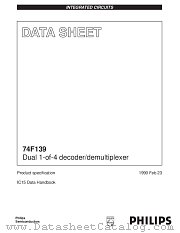 74F139 datasheet pdf Philips