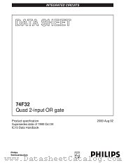 74F32 datasheet pdf Philips