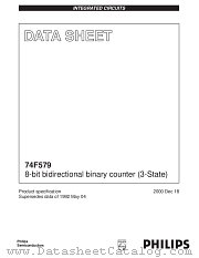 74F579 datasheet pdf Philips