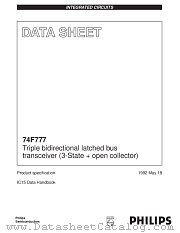 74F777 datasheet pdf Philips