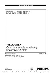 74LVC4245A datasheet pdf Philips