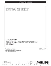 74LVC543A datasheet pdf Philips