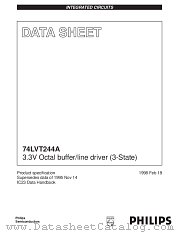 74LVT244A datasheet pdf Philips