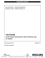 74LVT245B datasheet pdf Philips