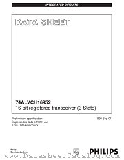 74ALVCH16952 datasheet pdf Philips