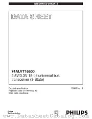 74ALVT16600DL datasheet pdf Philips