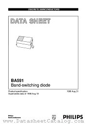 BA591 datasheet pdf Philips