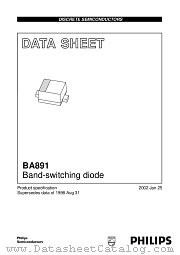 BA891 datasheet pdf Philips