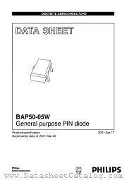 BAP50-05W datasheet pdf Philips